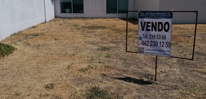 Vendo Terreno Jardines de La Haciendo Querétaro, Qro